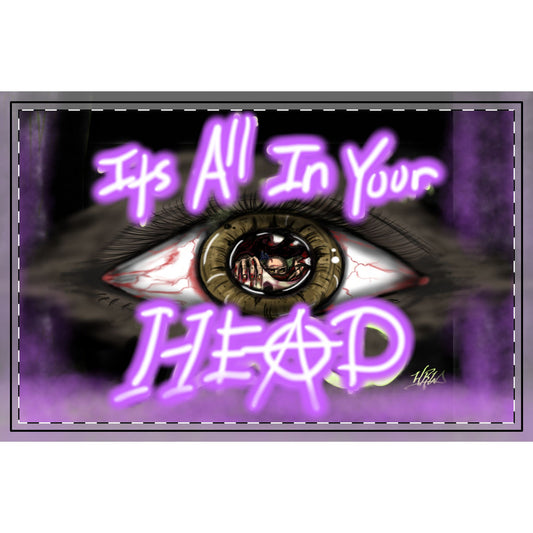 Anarchist Rug - "It's All In Your Head" Design