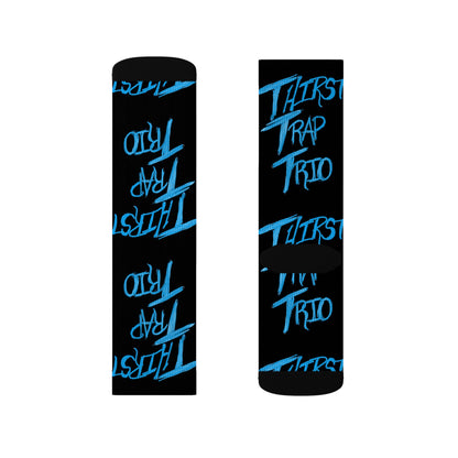 Thirst Trap Trio Sublimation Socks | Gift for Music Lovers, Unique Fashion, Streetwear, Cozy Accessories, Bold Statement Pieces