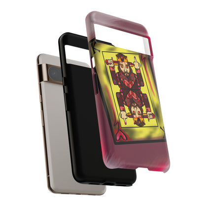 Playing Card Phone Case - Tough Cases with King Design