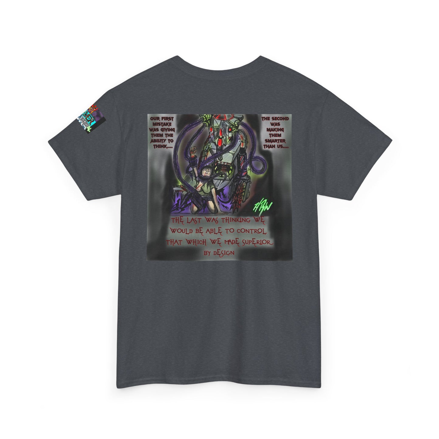 Machine Overlord Unisex Tee, Robot Lover Shirt, Technology Graphic Tee, Science Fiction T-Shirt, Cyberpunk Apparel, Programmer Gift