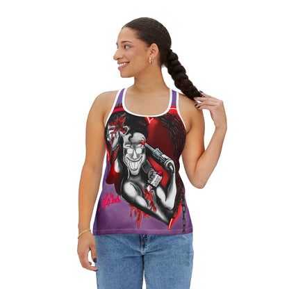 Hand Drawn Graphic Women's Tank Top, Alternative Fashion, Festival Wear, Casual Summer Top, Gifts for Her