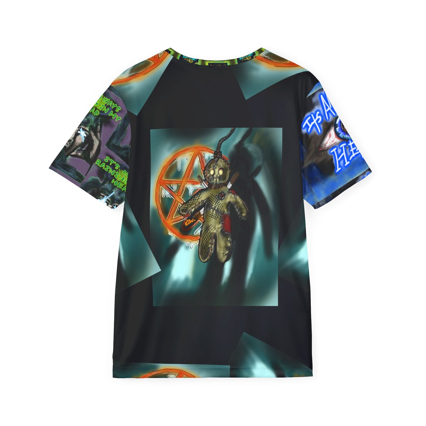 Men's Sports Jersey: Bold Graphic Tee for Gamers, Cosplay, and Halloween, Unique AOP Shirt, Perfect Gift for Nerds