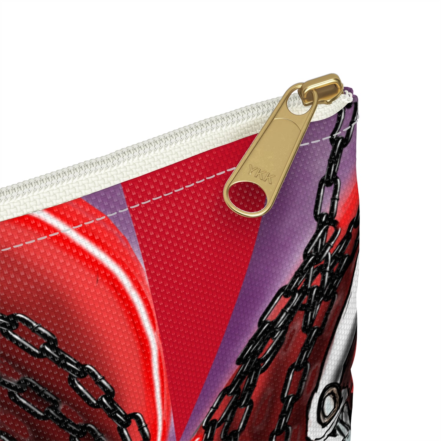 Gothic Love Accessory Pouch - Edgy Art Design for Alternative Style