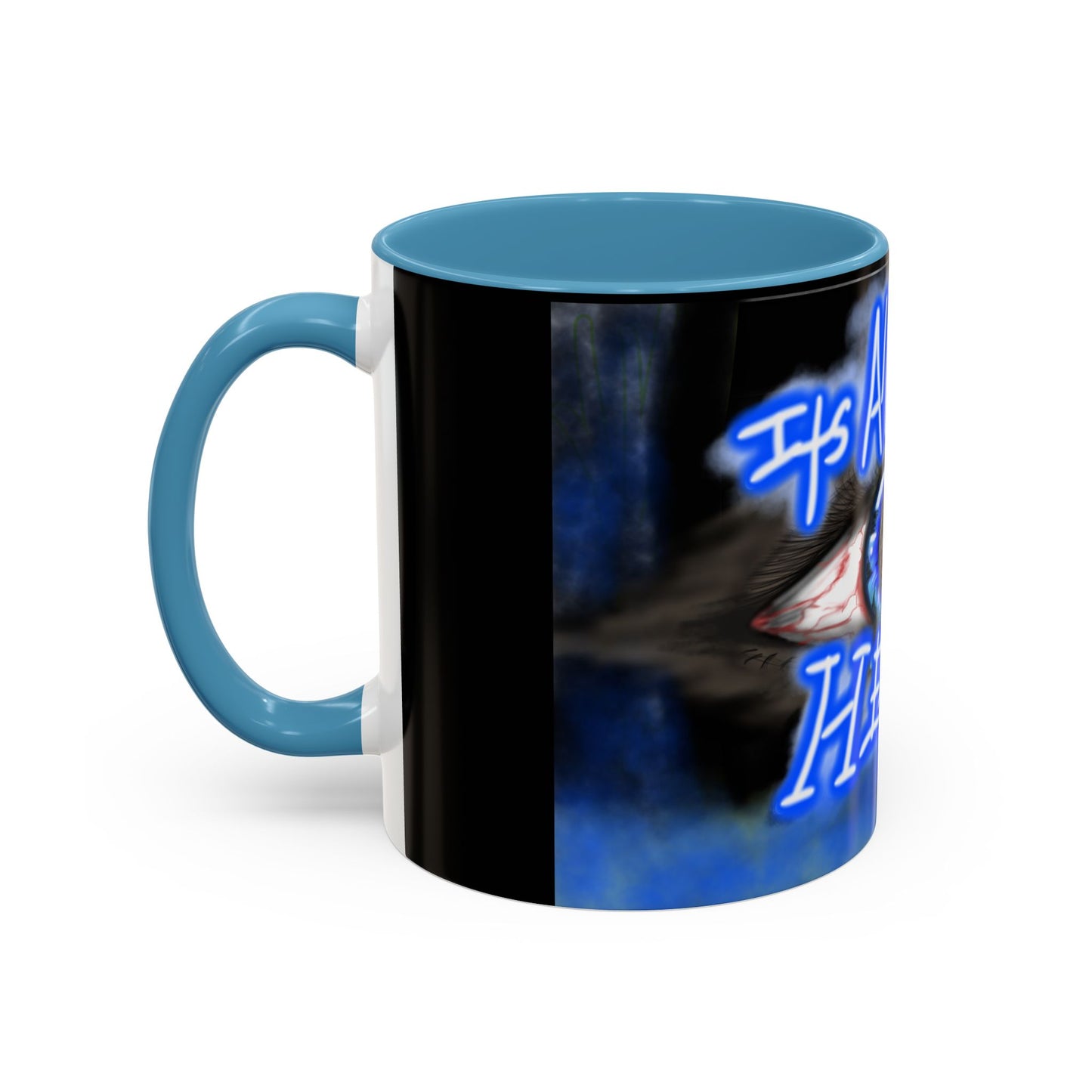 All In Your Head Accent Coffee Mug - Unique Gift for Coffee Lovers