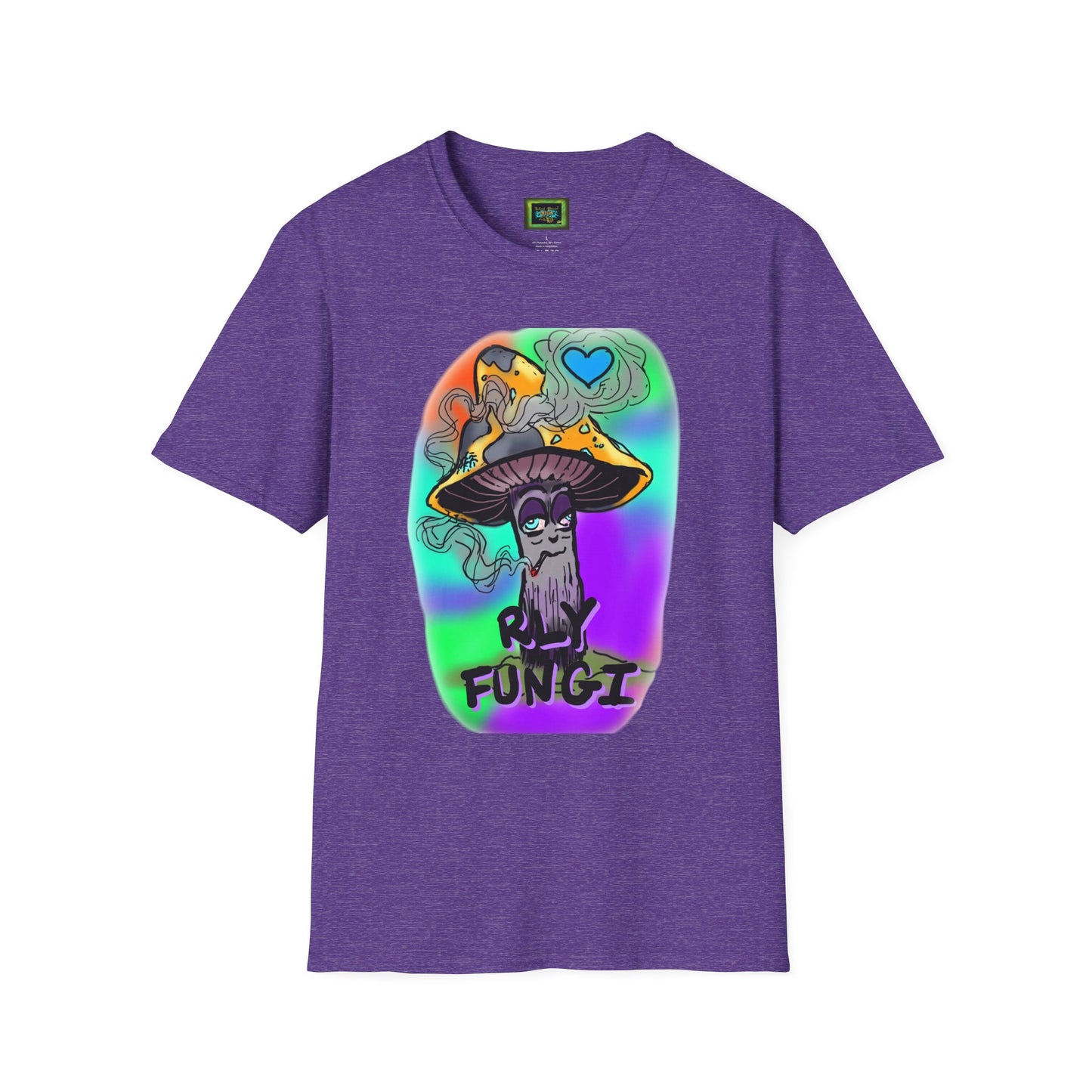 Colorful Fungi T-Shirt, Psychedelic Mushroom Tee, Unisex Graphic Shirt, Gifts for Nature Lovers, Festival Wear, Casual Style