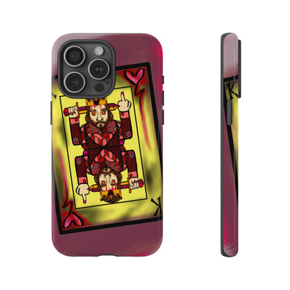 Playing Card Phone Case - Tough Cases with King Design