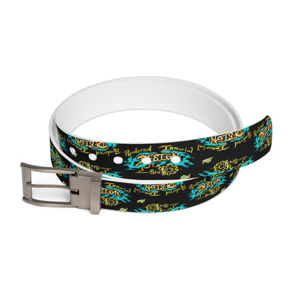 Rendered Immortal Belt, Unique Accessory, Gift Idea, Casual Wear, Adjustable Belt, Colorful Belt