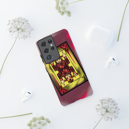Playing Card Phone Case - Tough Cases with King Design