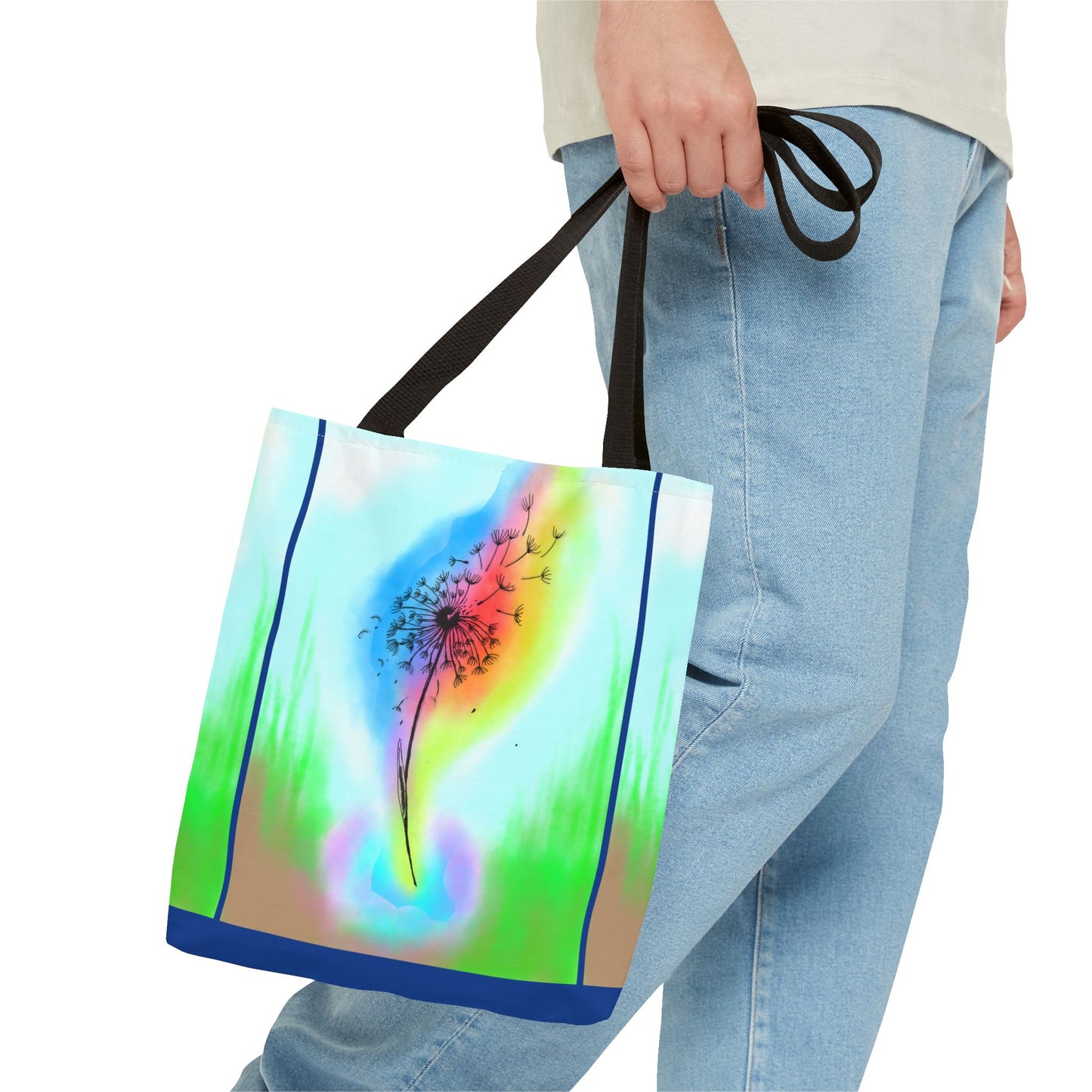 Vibrant Nature-Themed Tote Bag - Perfect for Eco Lovers, Beach Days, Daily Errands, Gift for Friends, Sustainable Fashion