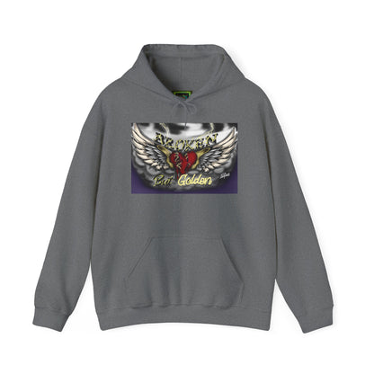 Broken But Golden Heart Unisex Hooded Sweatshirt
