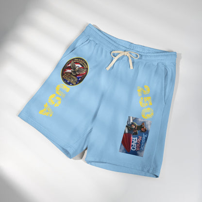 Graphic Sweat Shorts - USA 250 Patch & Retro Hero Print