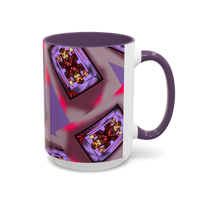 Rebellious King Coffee Mug, Unique Gift for Coffee Lovers, Artful Mug for Home, Cool Cup for Tea, Birthday Present, Fun Kitchen Decor