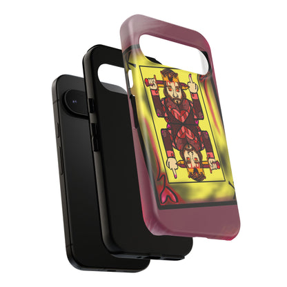 Playing Card Phone Case - Tough Cases with King Design