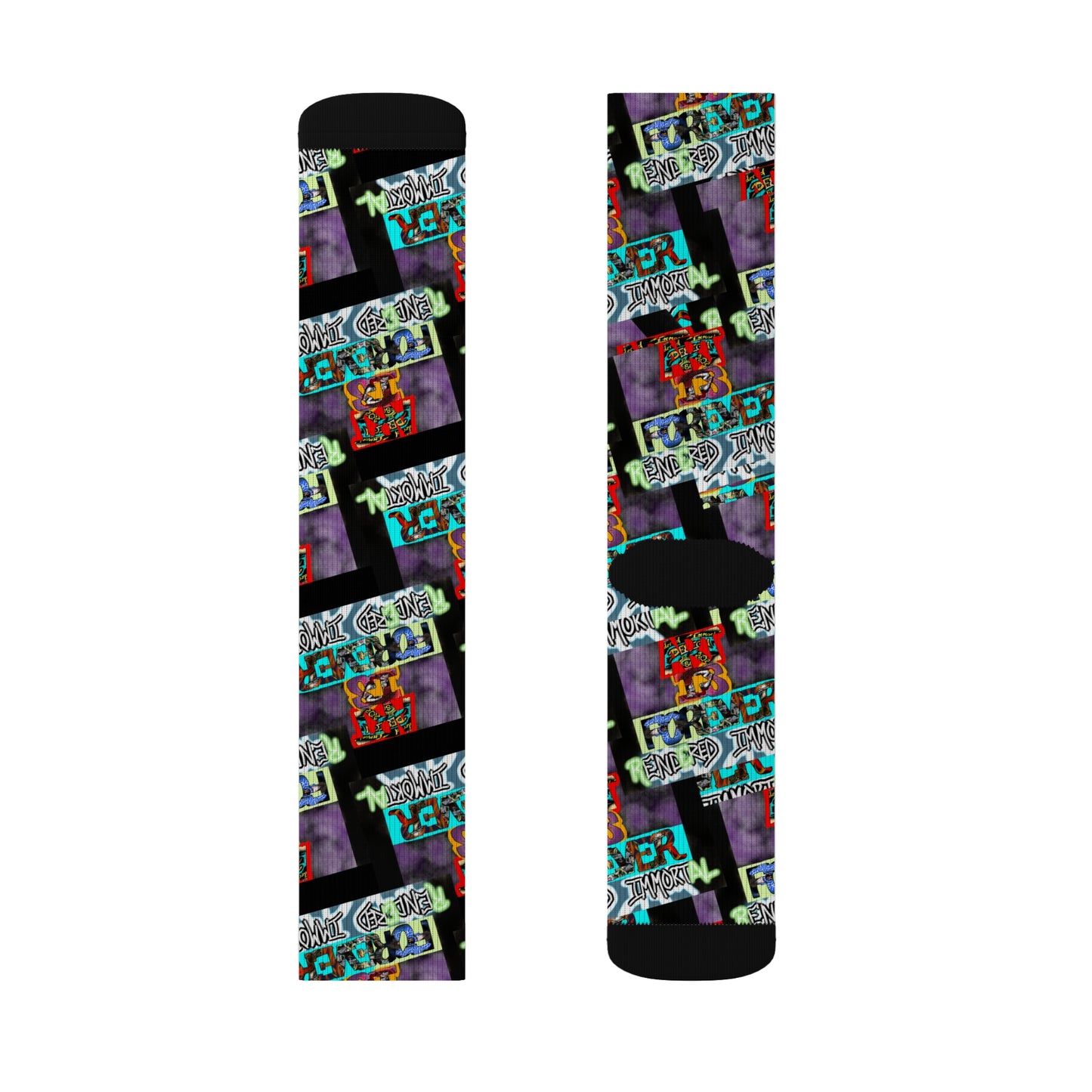 Art IsForever Socks, Unique Gift for Gamers, Cozy Footwear, Casual Sock Pair, Trendy Sock Style