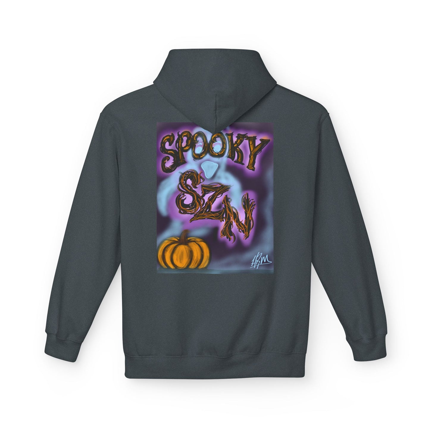 Halloween Hoodie, Unisex Midweight Fleece for Fall, Spooky SZN Apparel, Perfect for Ghost Hunting, Trick or Treating