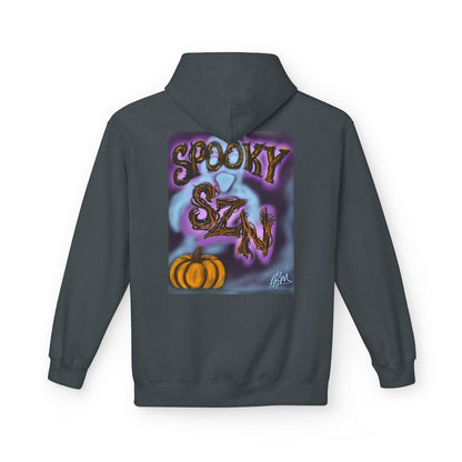 Halloween Hoodie, Unisex Midweight Fleece for Fall, Spooky SZN Apparel, Perfect for Ghost Hunting, Trick or Treating