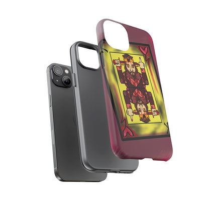 Playing Card Phone Case - Tough Cases with King Design