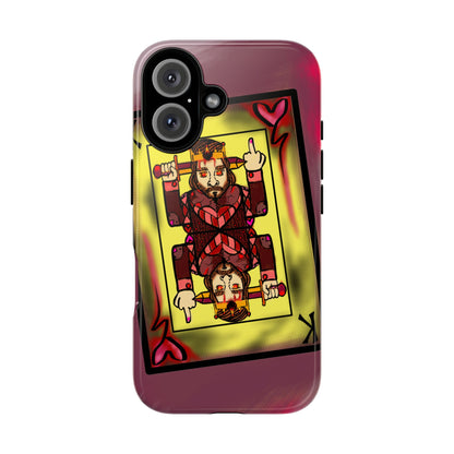 Playing Card Phone Case - Tough Cases with King Design