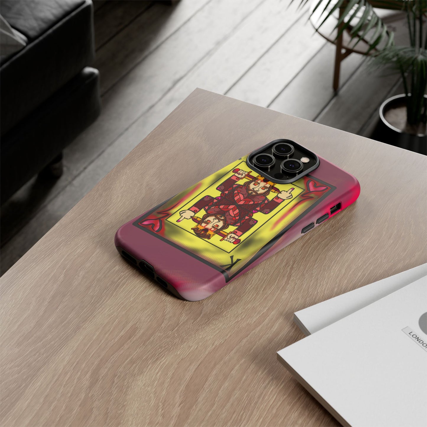 Playing Card Phone Case - Tough Cases with King Design