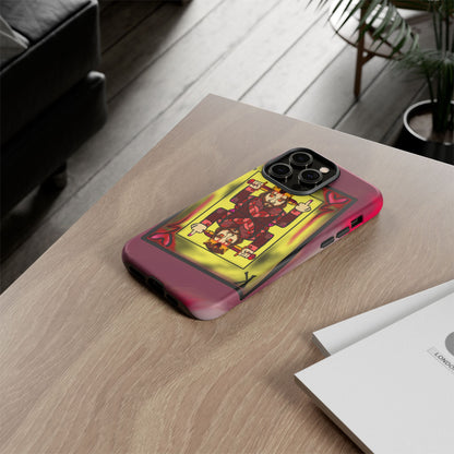 Playing Card Phone Case - Tough Cases with King Design