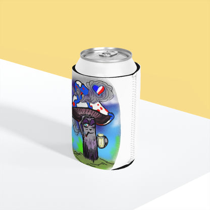 Mushroom Can Cooler Sleeve - Fun Cooler, Unique Drink Accessory, Party Favor, Festival Gear, Gift for Friends