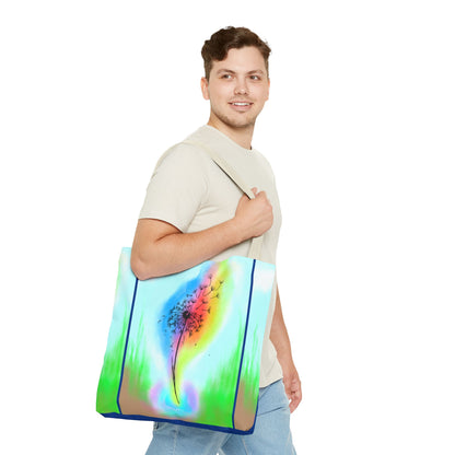 Vibrant Nature-Themed Tote Bag - Perfect for Eco Lovers, Beach Days, Daily Errands, Gift for Friends, Sustainable Fashion