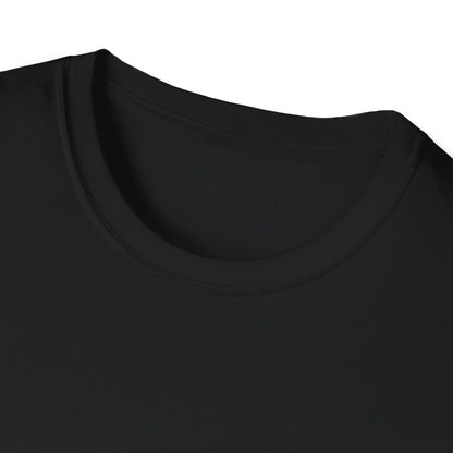 Broken But Golden graphic tee — black, collar close-up