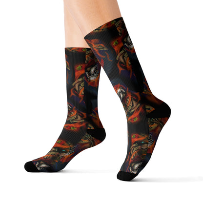 Spartan Warrior Sublimation Socks