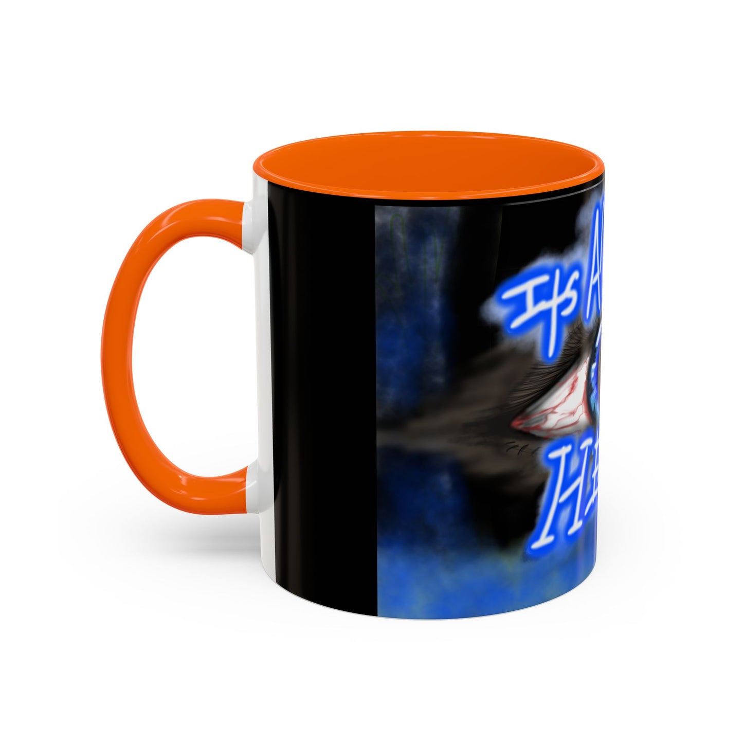 All In Your Head Accent Coffee Mug - Unique Gift for Coffee Lovers