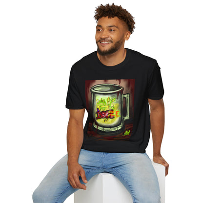 Here For the Boos Unisex Softstyle T-Shirt, Casual Streetwear, Urban Fashion, Unique Graphic Tee, Perfect Gift for Art Lovers
