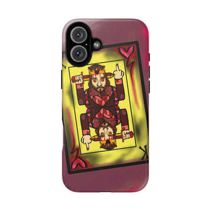Playing Card Phone Case - Tough Cases with King Design