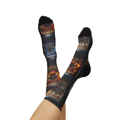 Legendary Dads Sublimation Socks — Novelty Socks