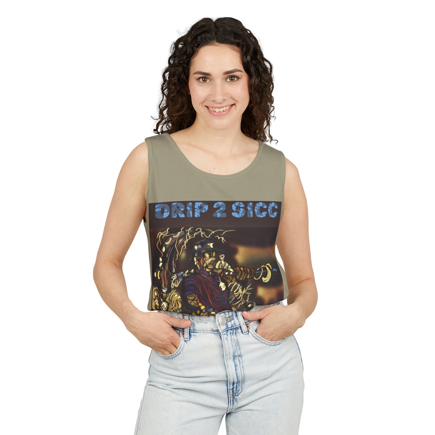 Drip 2 Sicc Unisex Tank Top, Graphic Tank, Summer Wear, Casual Shirt, Trendy Apparel, Festival Outfit