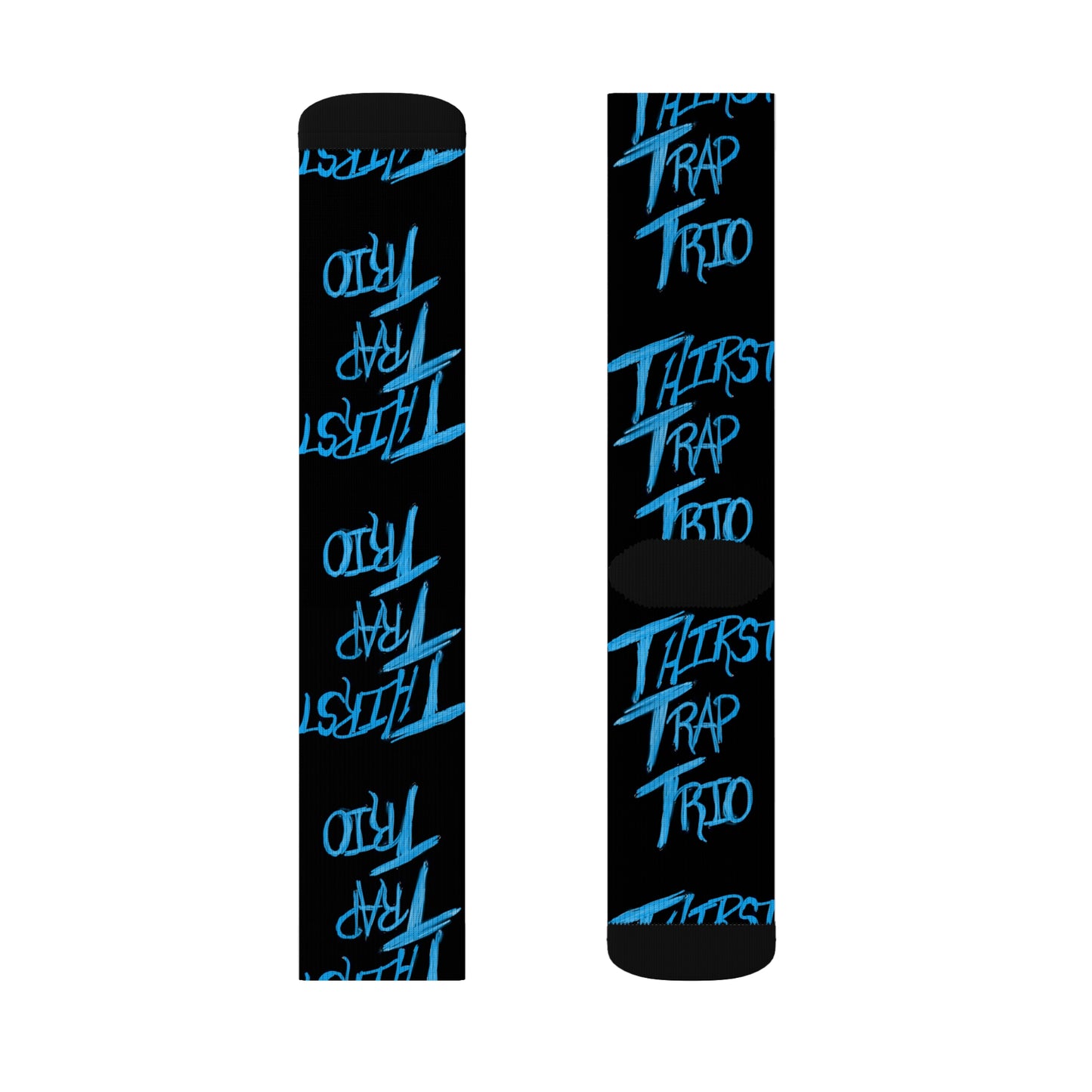 Thirst Trap Trio Sublimation Socks | Gift for Music Lovers, Unique Fashion, Streetwear, Cozy Accessories, Bold Statement Pieces