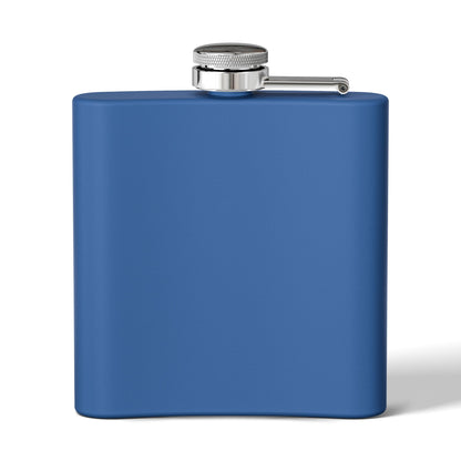 Edgy Stainless Steel Flask, 6oz for Festivals, Parties, Groomsmen Gift, Unique Bar Accessory, It's All In Your Head Design