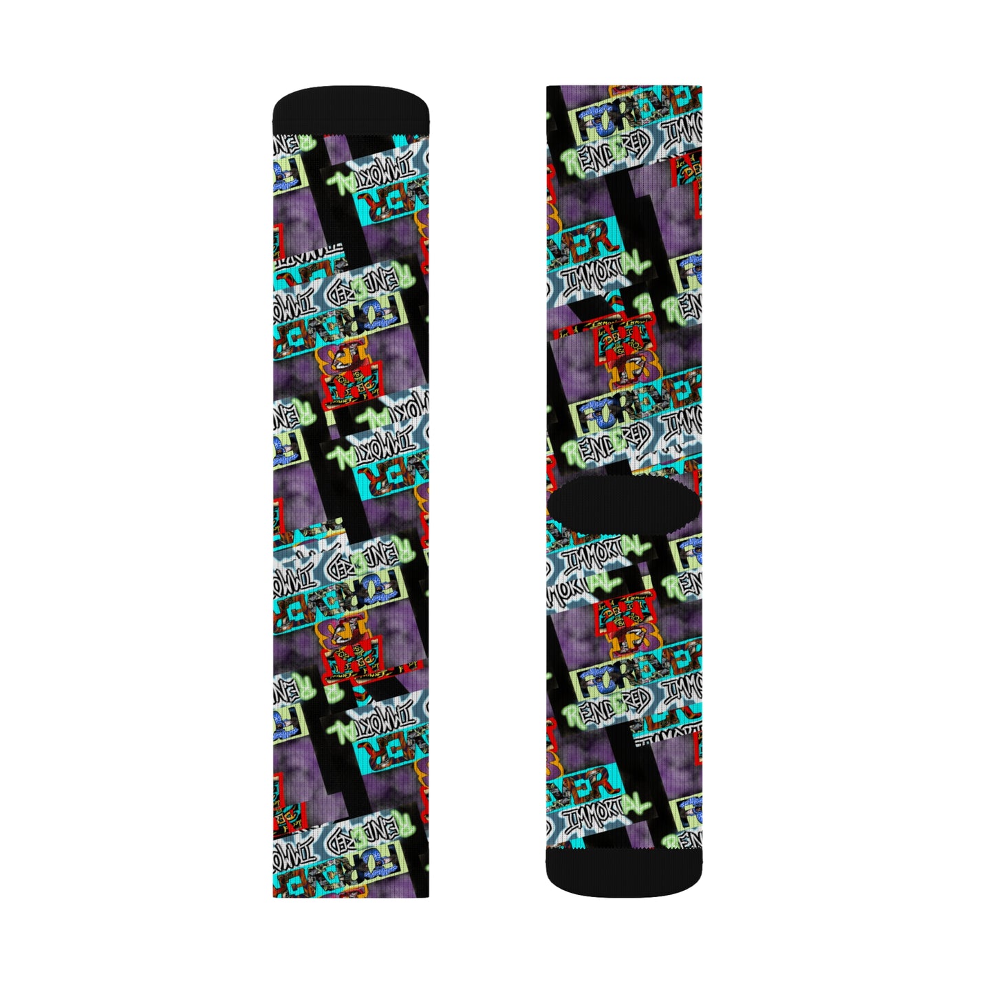 Art IsForever Socks, Unique Gift for Gamers, Cozy Footwear, Casual Sock Pair, Trendy Sock Style