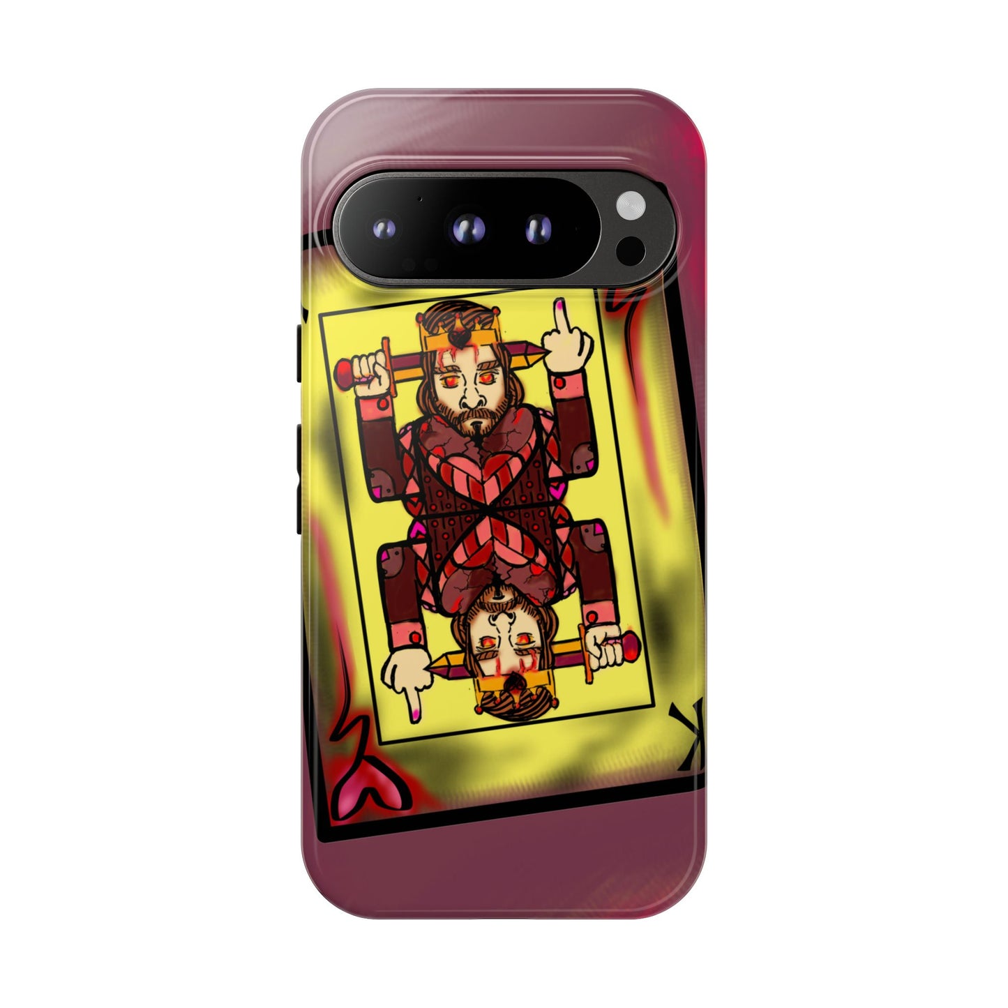 Playing Card Phone Case - Tough Cases with King Design