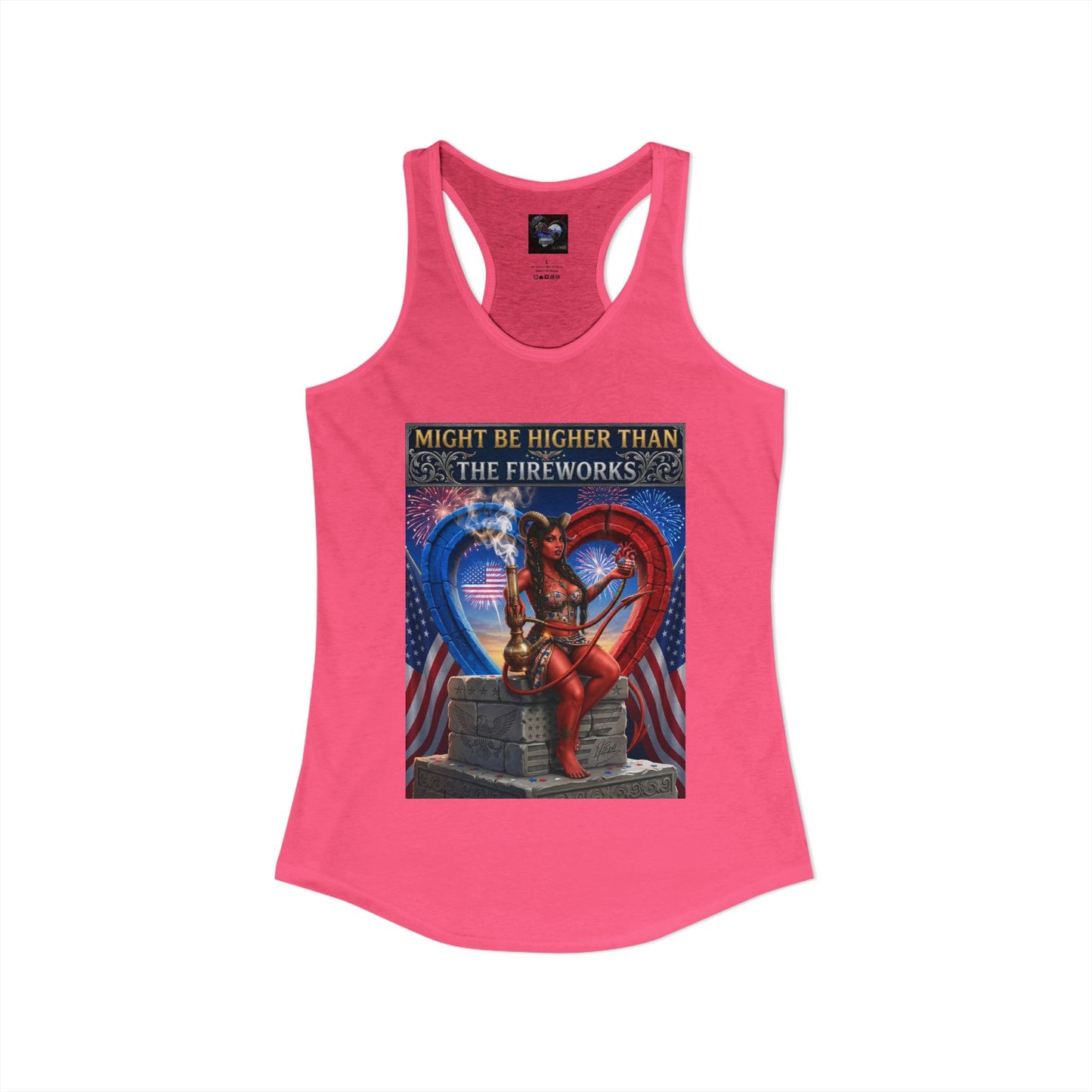 Women's 4th of July Racerback Tank