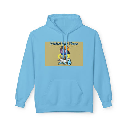 Unisex Fleece Hoodie with 'Protect The Peace' Design | Cozy Apparel for Mindfulness, Gift for Yoga Lovers, Peaceful Vibe Hoodie, [...]
