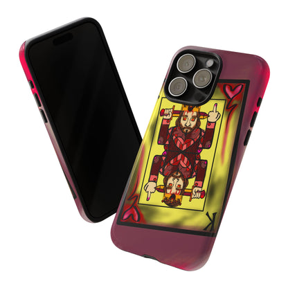 Playing Card Phone Case - Tough Cases with King Design