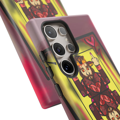 Playing Card Phone Case - Tough Cases with King Design