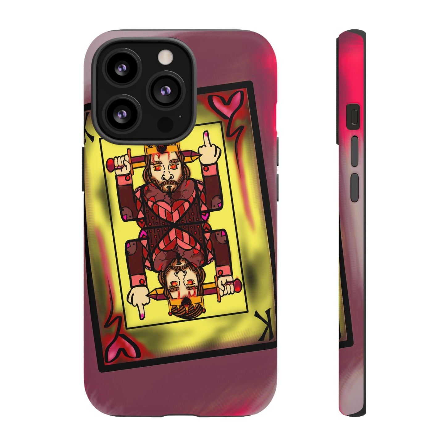 Playing Card Phone Case - Tough Cases with King Design