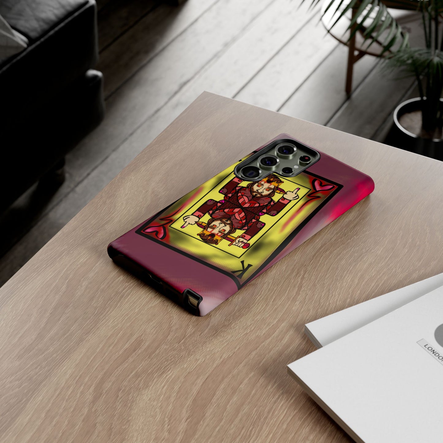 Playing Card Phone Case - Tough Cases with King Design
