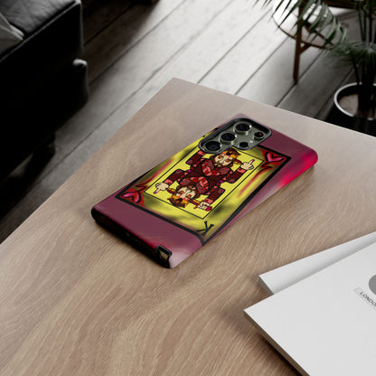 Playing Card Phone Case - Tough Cases with King Design