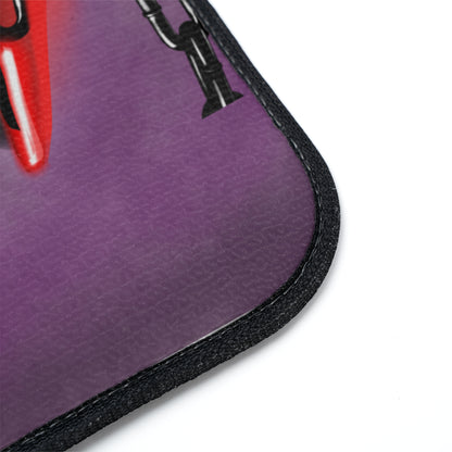 Edgy Car Floor Mat - Graffiti Design, Rugged Auto Accessory for Car Enthusiasts, Unique Gift for Birthdays, Holidays, Car Decor