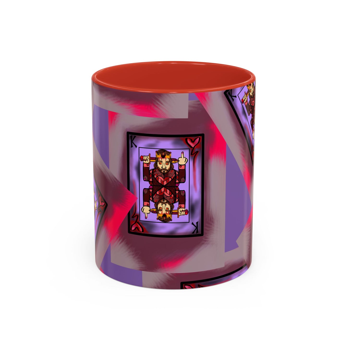 Rebellious King Coffee Mug, Unique Gift for Coffee Lovers, Artful Mug for Home, Cool Cup for Tea, Birthday Present, Fun Kitchen Decor