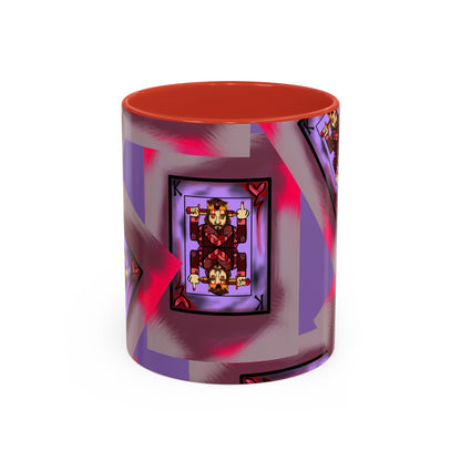 Rebellious King Coffee Mug, Unique Gift for Coffee Lovers, Artful Mug for Home, Cool Cup for Tea, Birthday Present, Fun Kitchen Decor