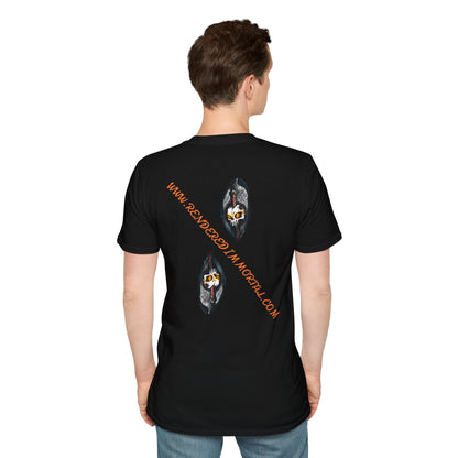 Unisex Softstyle T-Shirt - 'Down With The Sickness' Graphic Tee for Fans of Bold Art and Humor
