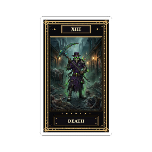 Death Tarot Sticker — The Immortal Arcana