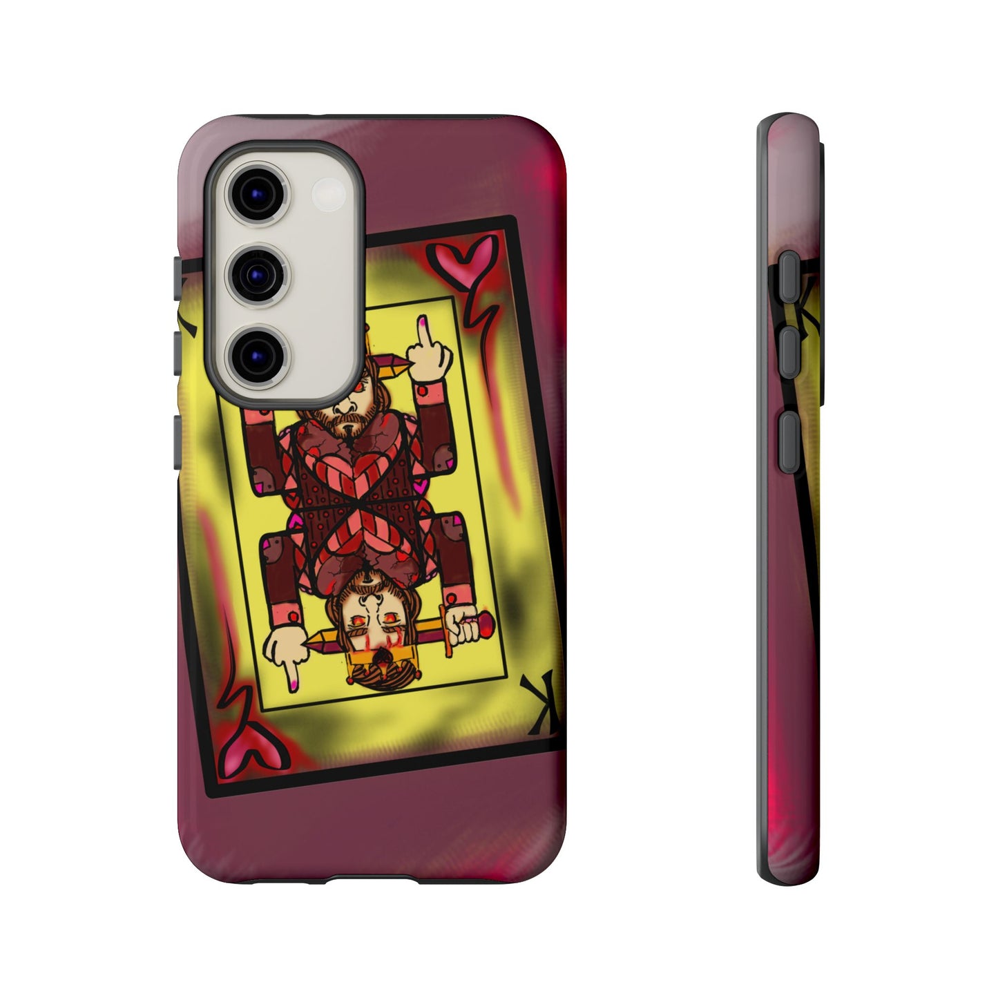 Playing Card Phone Case - Tough Cases with King Design